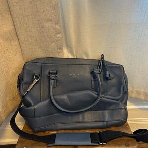 Ted Baker Navy Blue Leather Bag